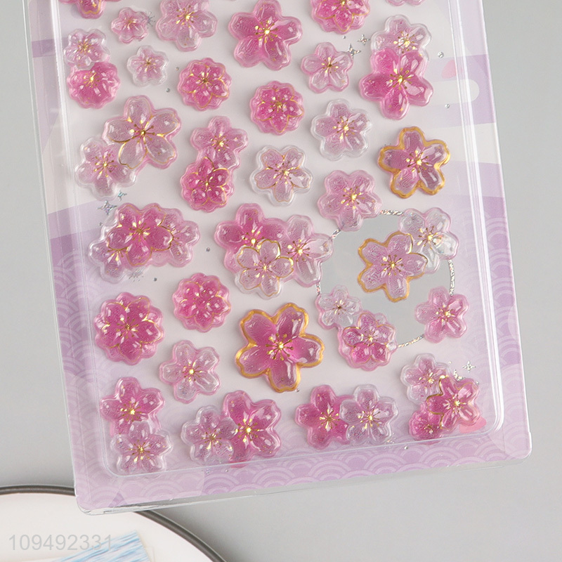 China wholesale pink creative pvc 3d decorative stickers