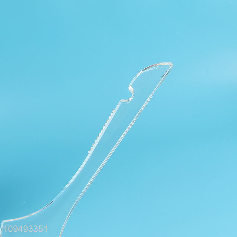 New arrival  clear household plastic clothes hanger