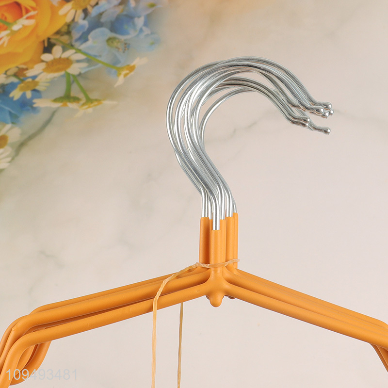 Factory direct sale 10pcs anti-slip coat hanger clothes hanger