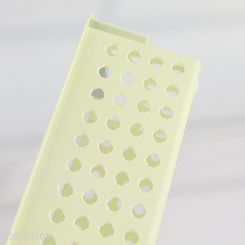 China wholesale hollow plastic storage basket with handle