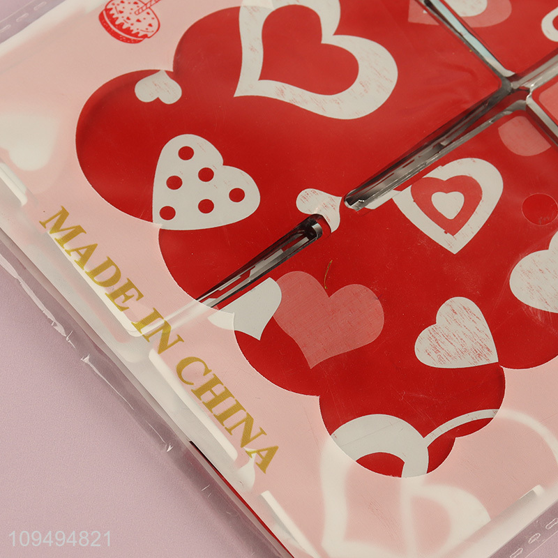 New arrival decorative heart foil curtain for celebrations