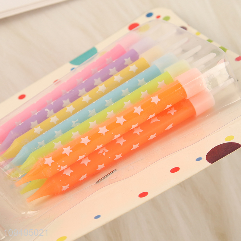 Latest products   colorful birthday cake candle decoration candle