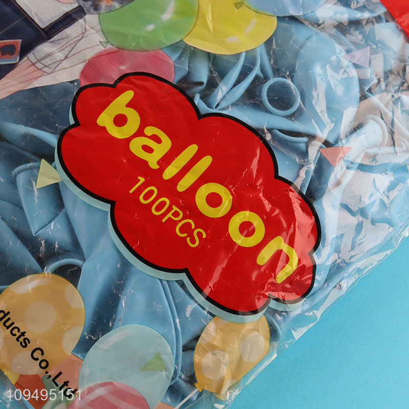 Hot sale 100pcs 10inch party supplies rubber balloon