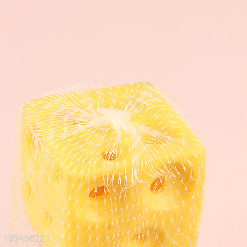 China supplier cheese tpr squeeze toys for sale