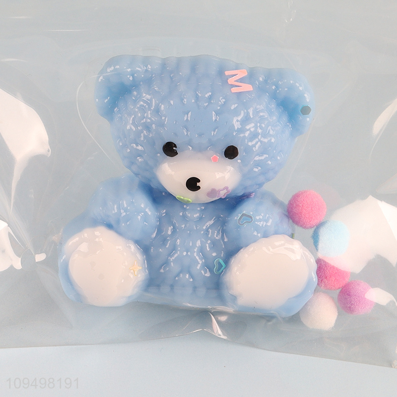 Top products cartoon bear tpr squeeze toys for sale