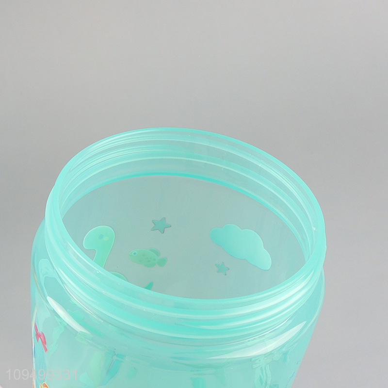 Wholesale cartoon plastic water cup straw cup