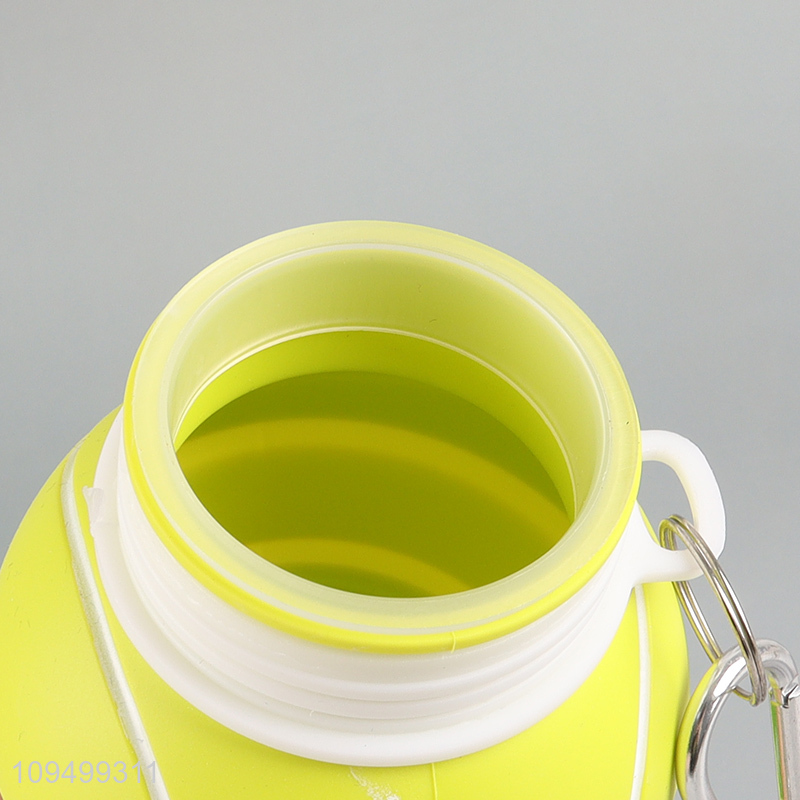 New product portable folding silicone water bottle