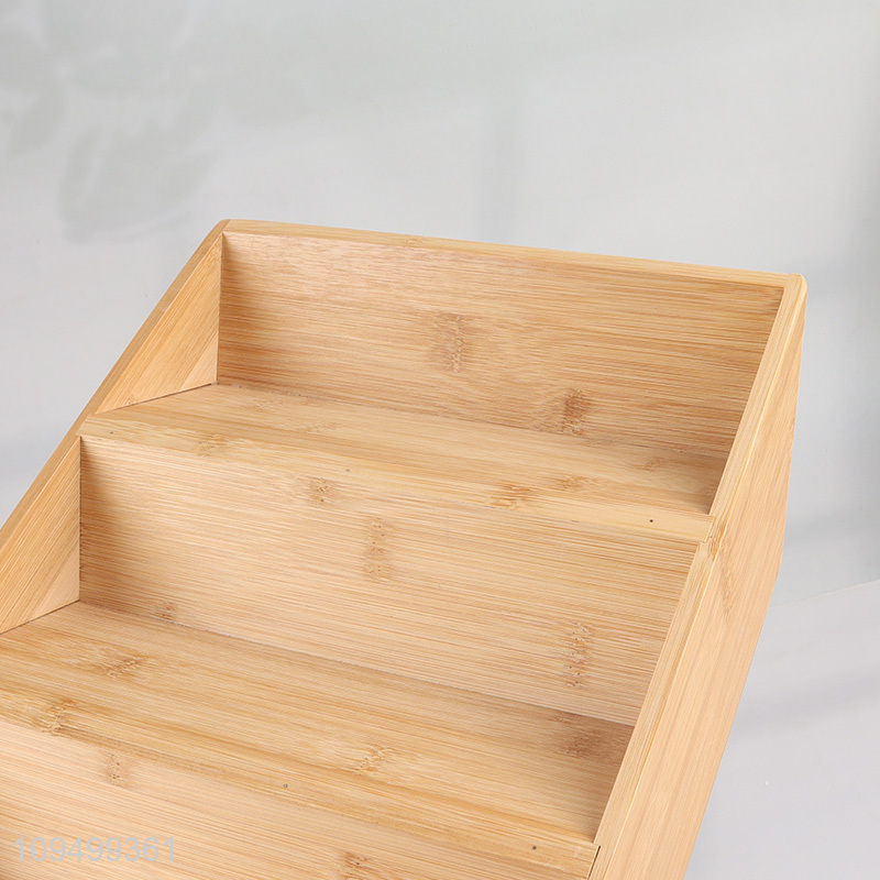 China products bamboo step storage rack for sale