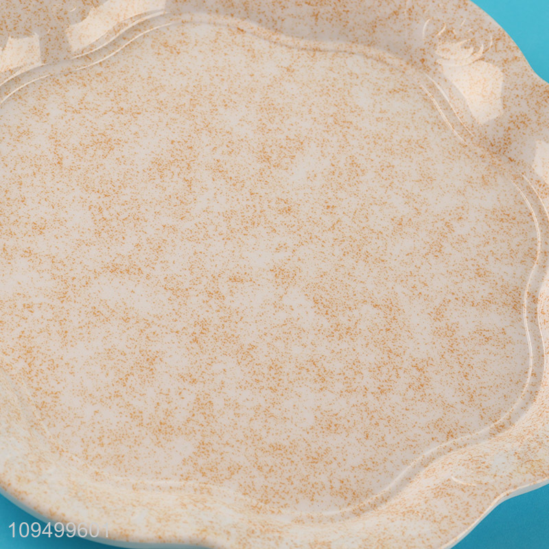 China wholesale durable flower shape melamine plate