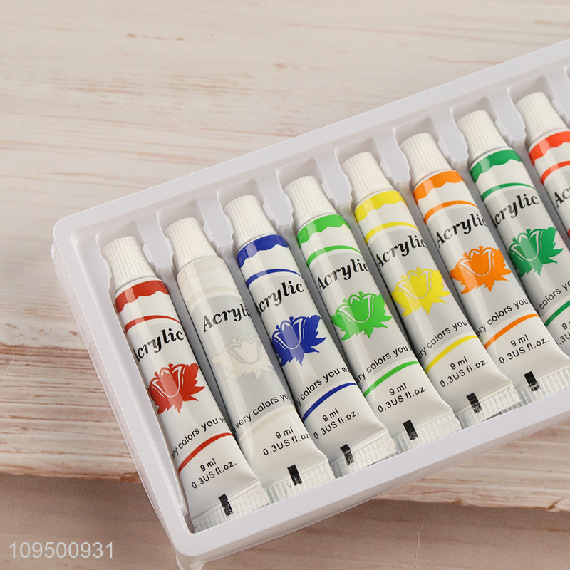 China factory 12 colors acrylic paint set