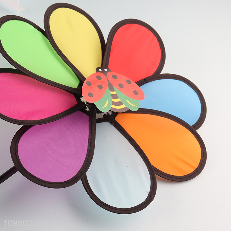China supplier 8pcs cloth windmill for kids