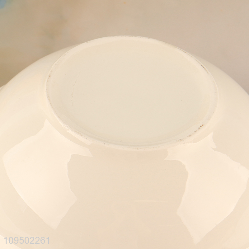 Factory supply 7 inch home restaurant ceramic bowl