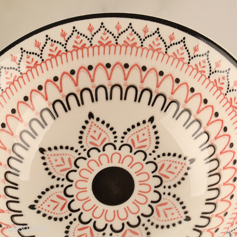 Factory supply 7 inch home restaurant ceramic bowl