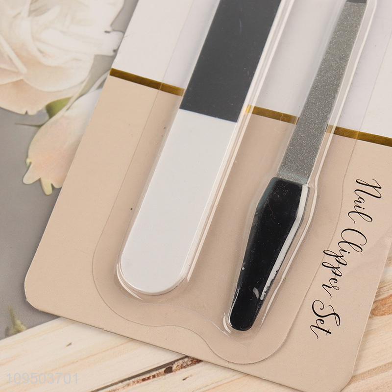 Good selling 2pcs nail polishing file set