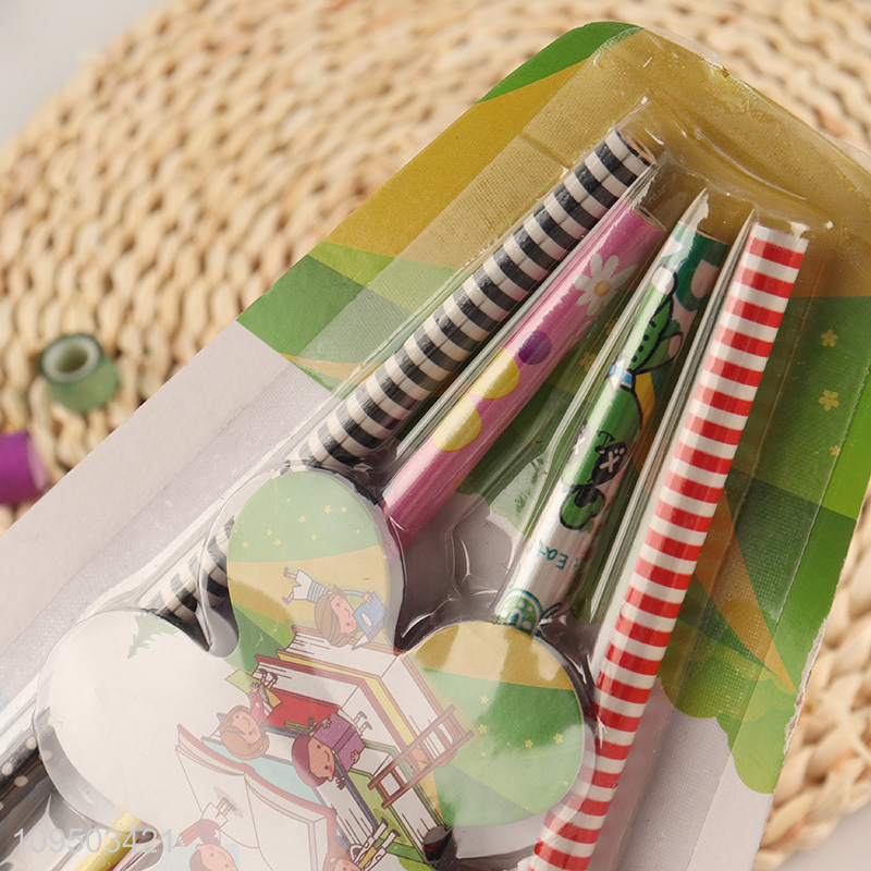 Hot items 4pcs cartoon standard pencil