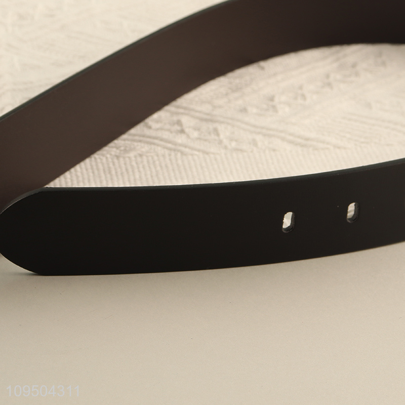 Low price leather buckle belt fashion accessories