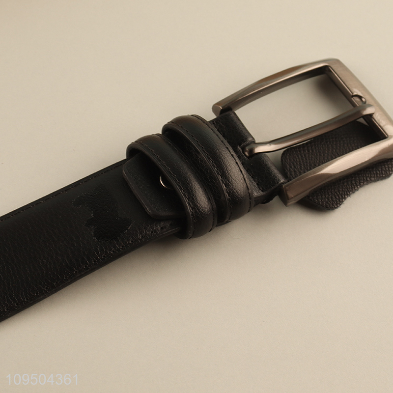New arrival  black fashion leather buckle belt