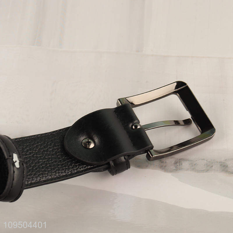 Top sale men leather buckle belt wholesale