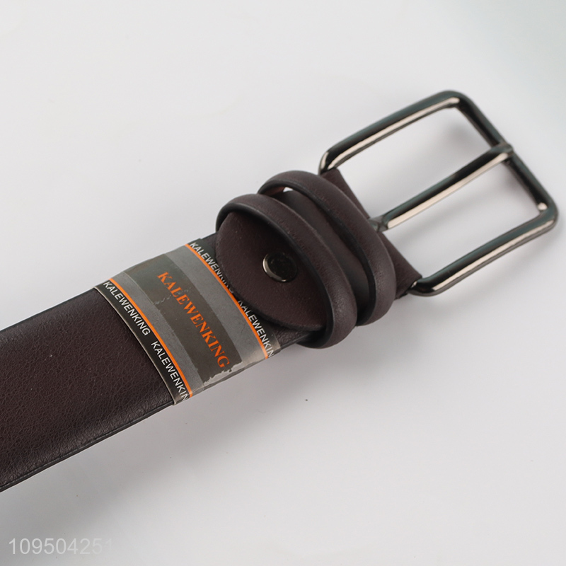 Hot selling fashion men leather buckle belt