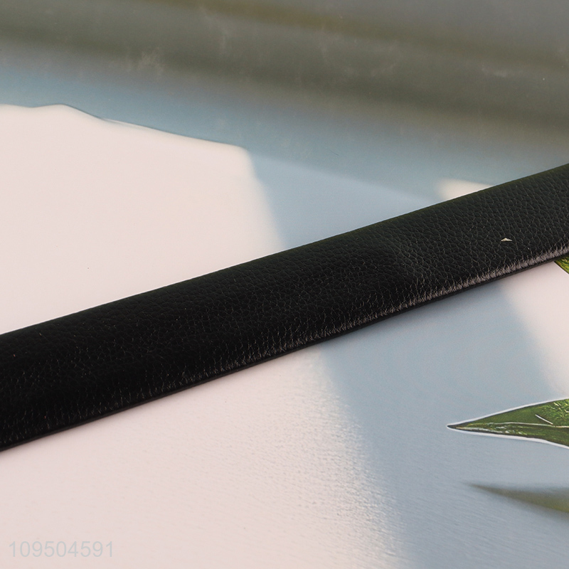 Yiwu market adjustable leather buckle belt waist belt