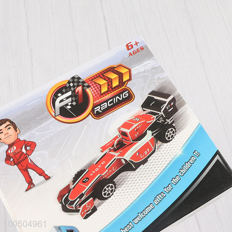 New arrival racing car 3d puzzle toys for sale