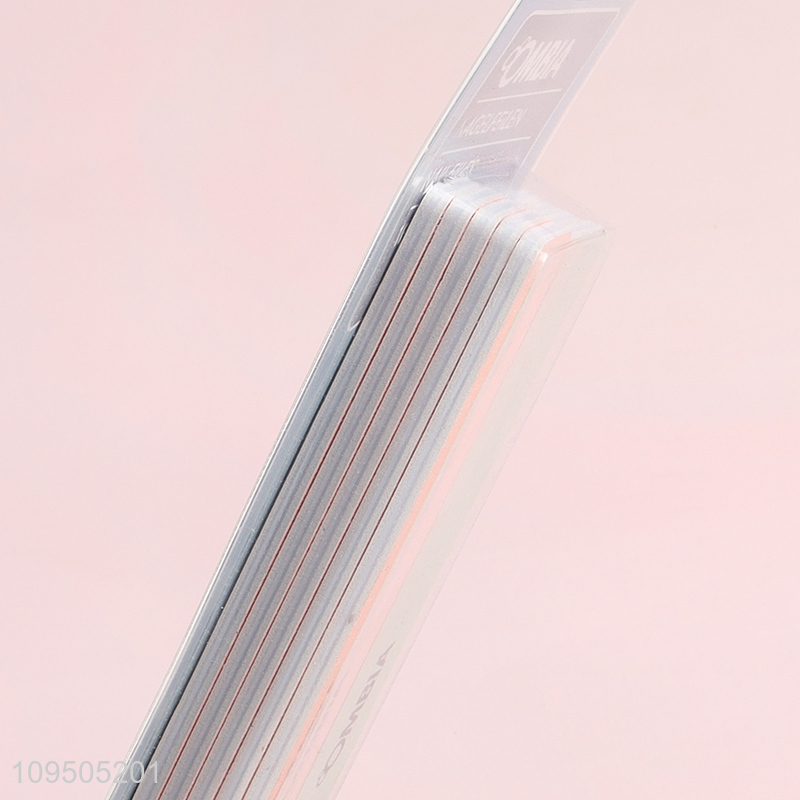 China products 10pcs nail files for nail supplies