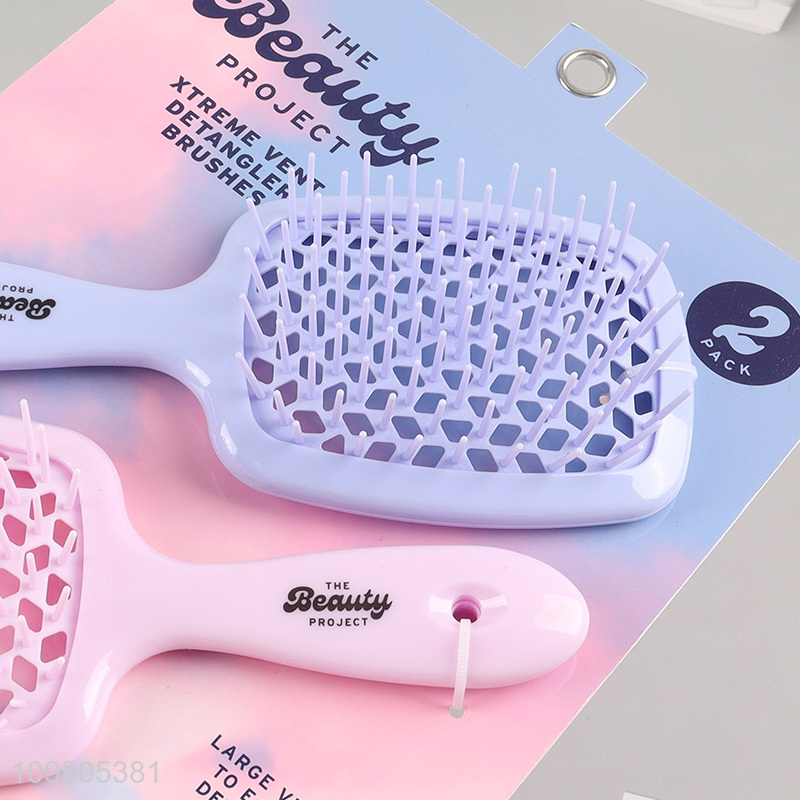 Good quality 2pcs hair comb hair brush set