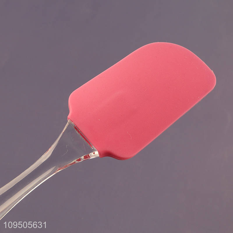 Factory price silicone butter spatula cheese spatula with long handle