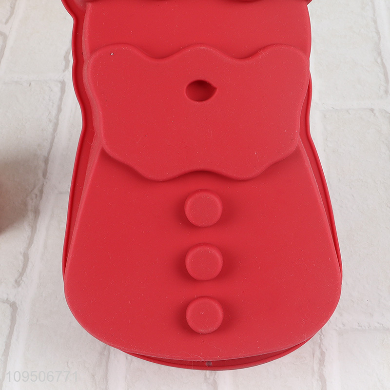 New arrival santa claus silicone cake mold