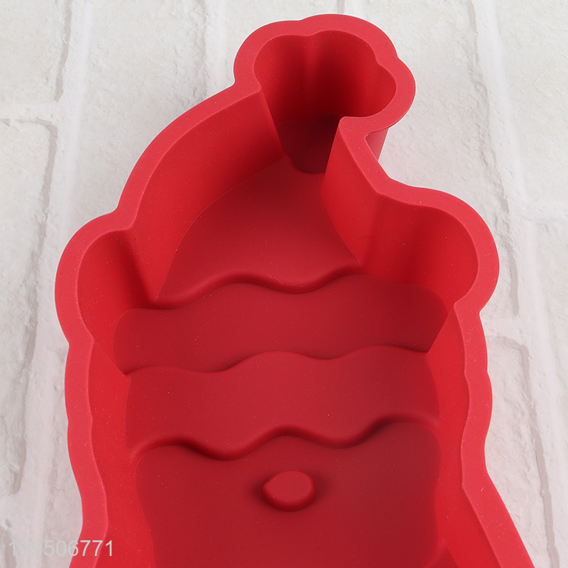 New arrival santa claus silicone cake mold