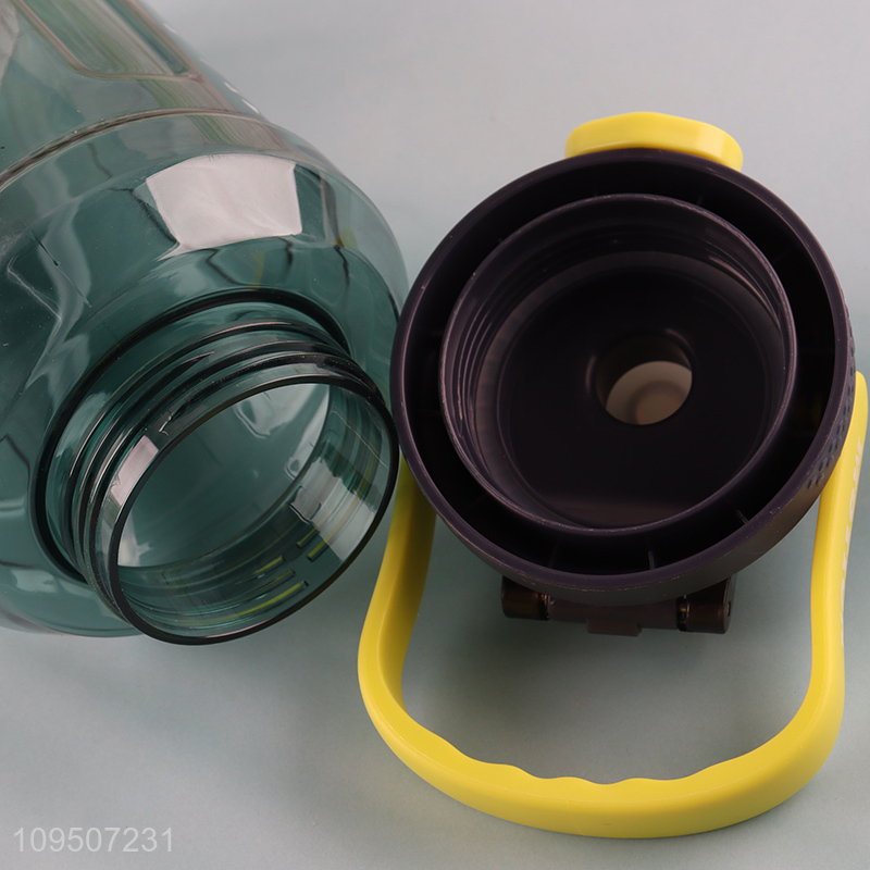 Factory direct sale sports plastic water bottle with handle