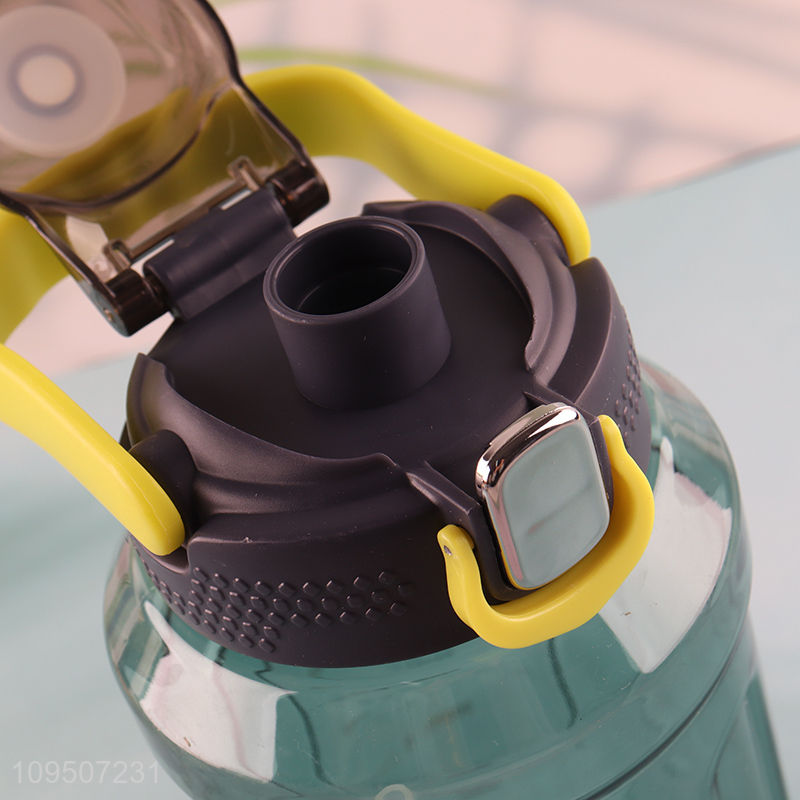 Factory direct sale sports plastic water bottle with handle