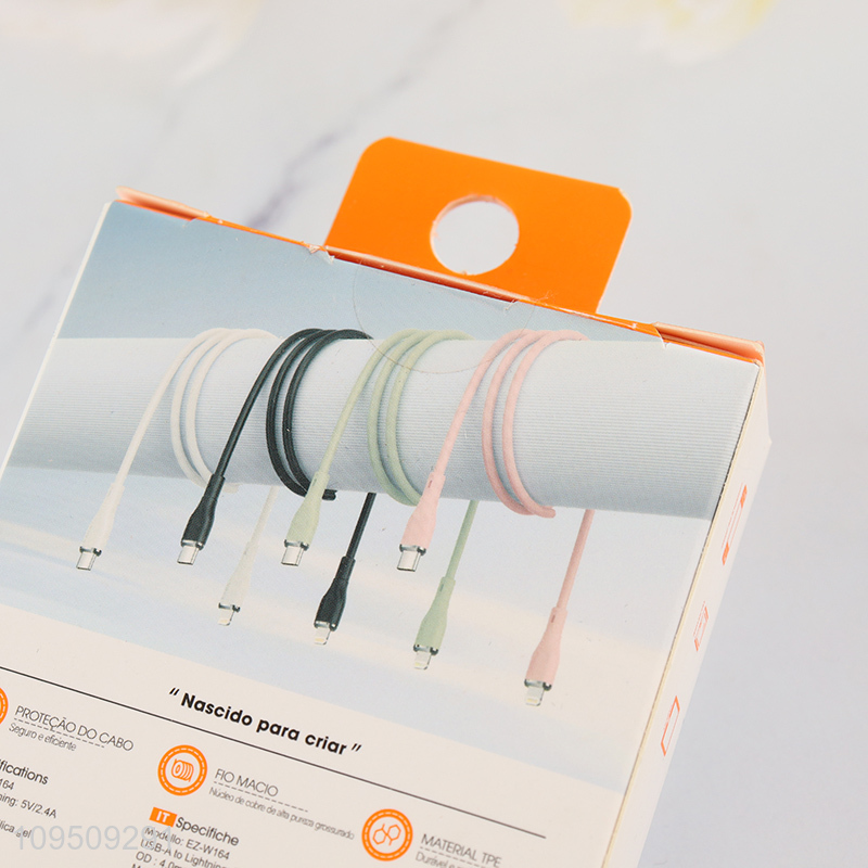 Wholesale 2.4a usb lightning fast charge cord