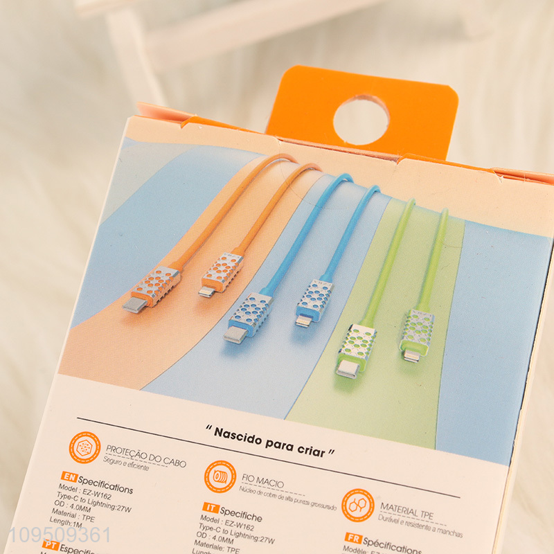Good sale 27w type-c lightning cable data line