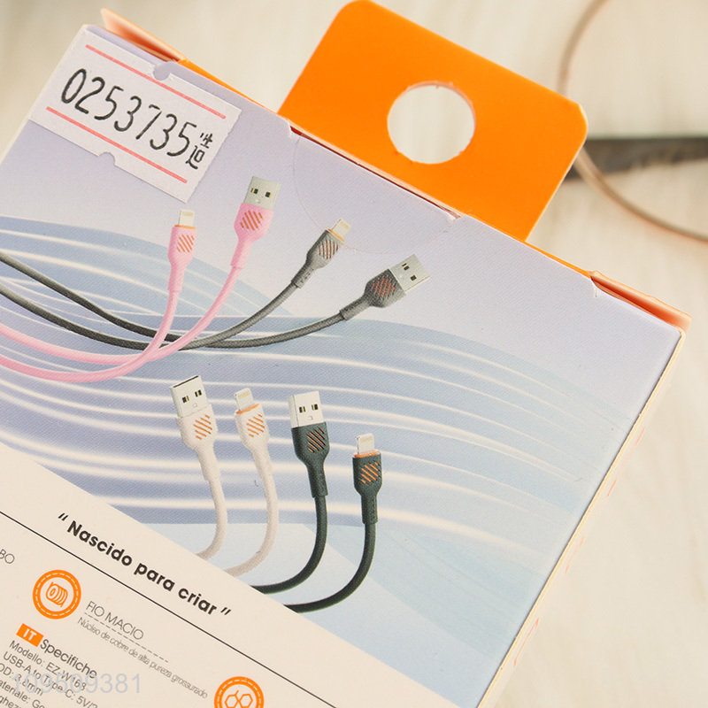 Factory supply 2.4a usb lightning fast charge cord