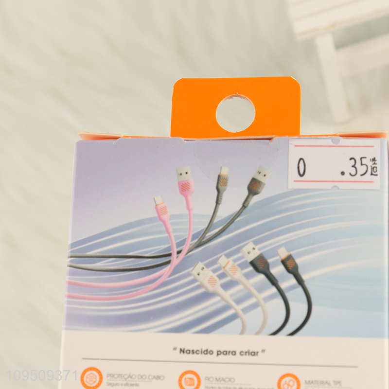 Factory price 3A usb type-c charging cable