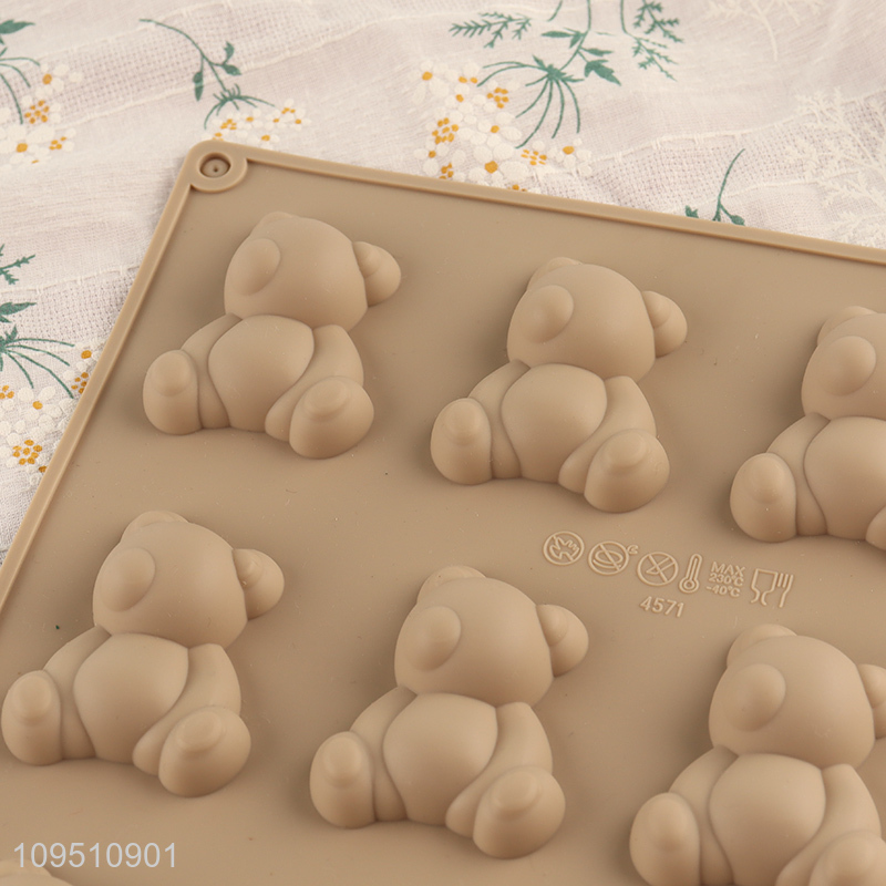 Top quality cute bear silicone cake mold