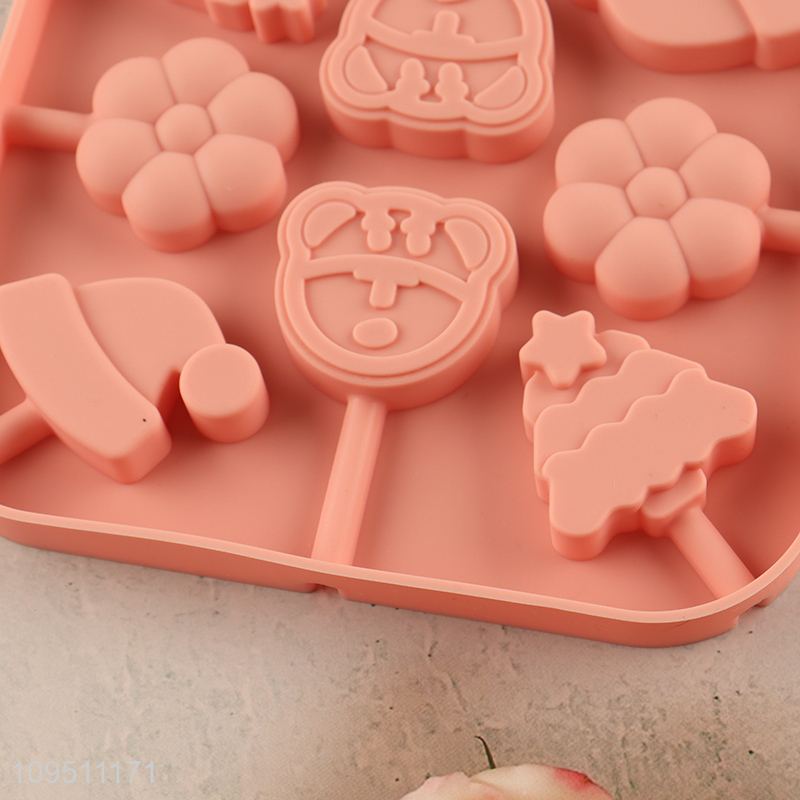 China supplier silicone lollipop mold candy mold