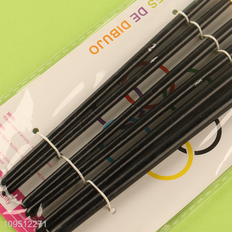 Yiwu market  nylon bristle oil painting brush set