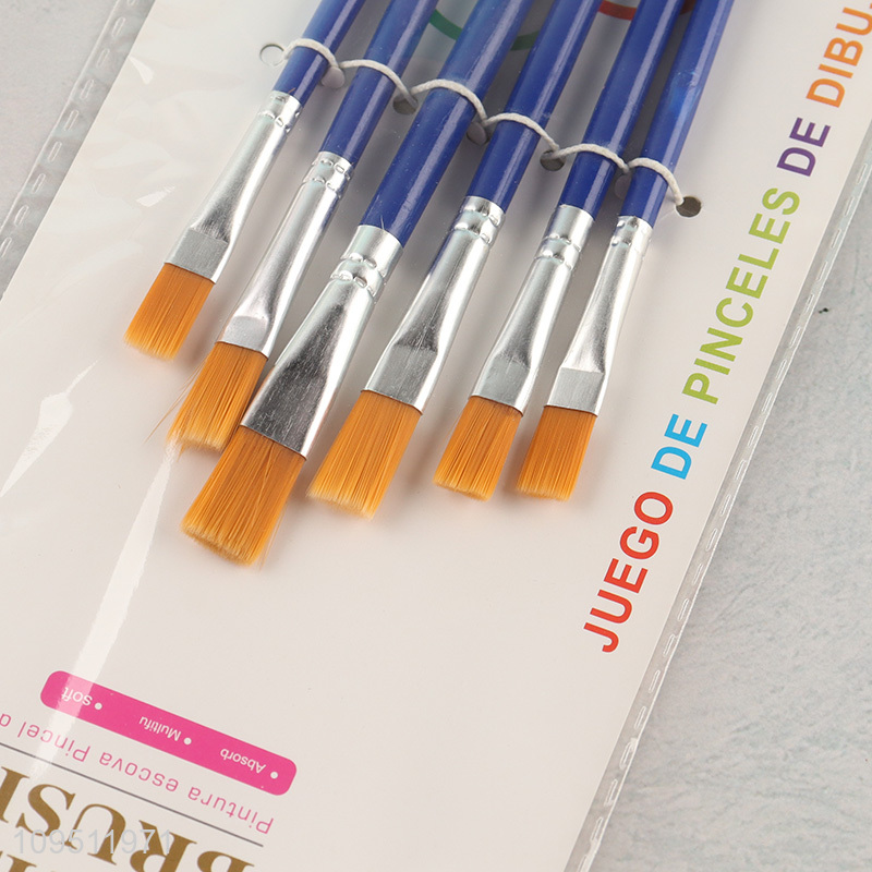 China supplier nylon bristle oil painting brush set