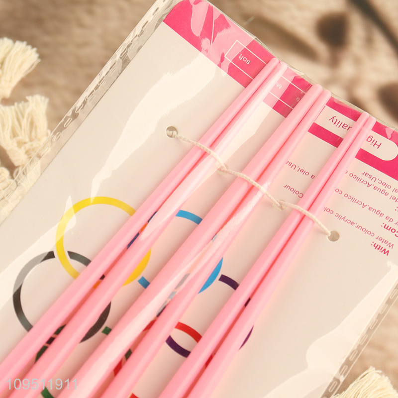 Hot sale nylon bristle oil painting brush set