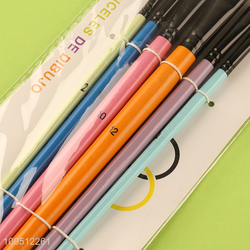 Hot sale 12pcs oil painting brush for art supplies