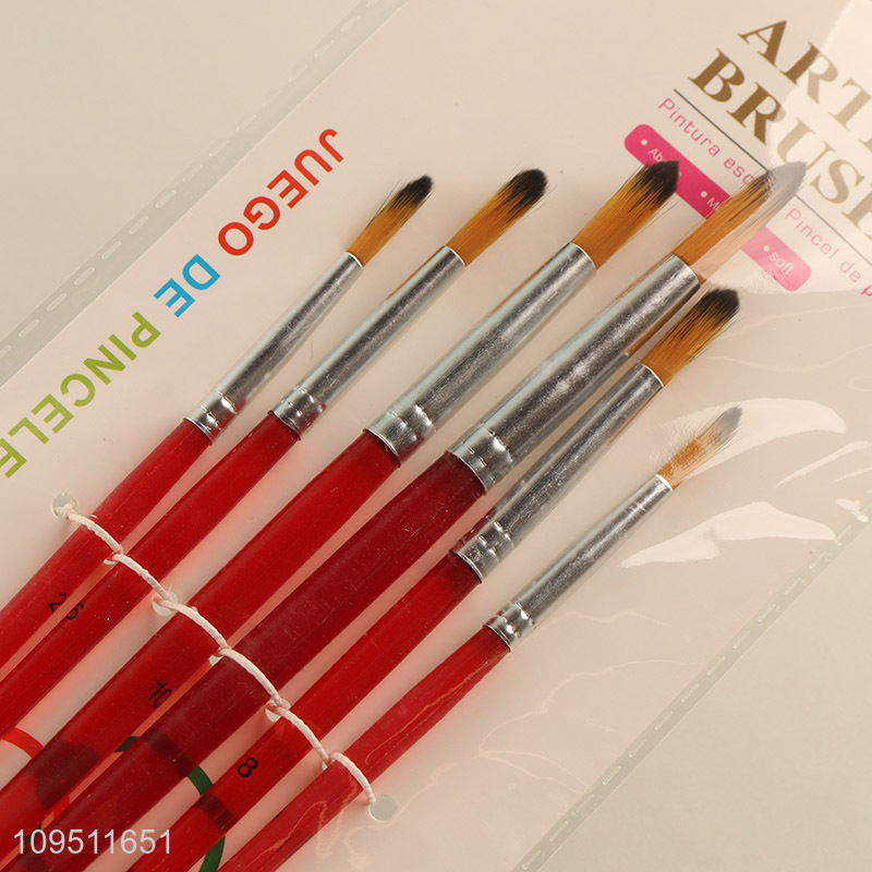 China wholesale nylon bristle oil paint brush