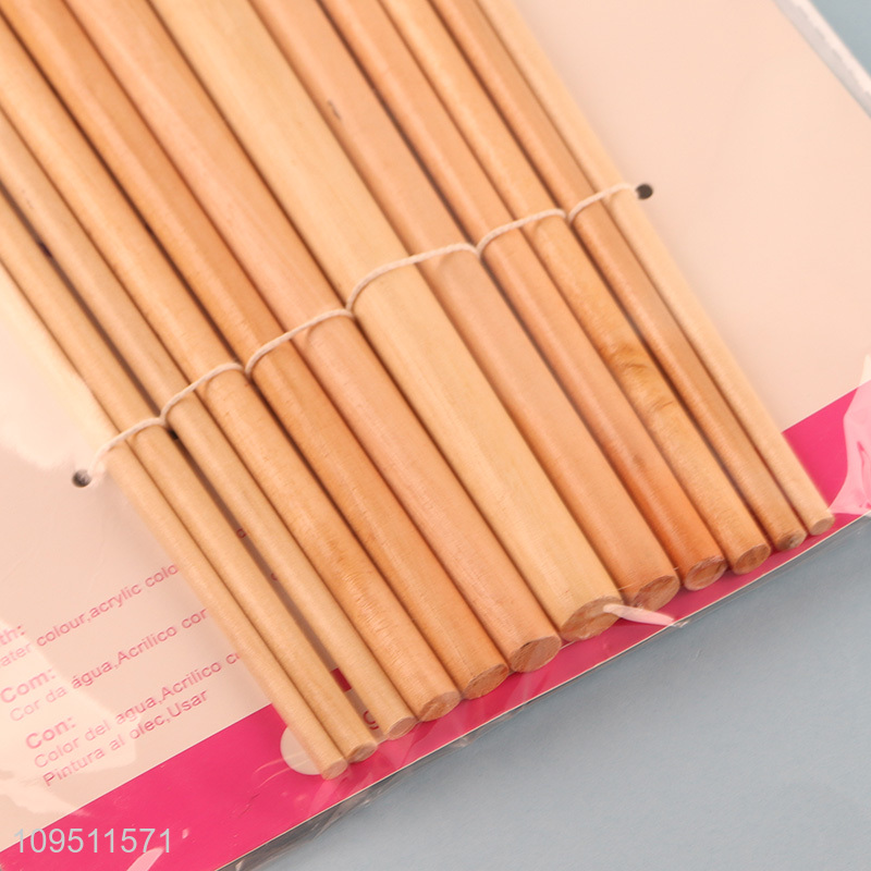 Top products 12pcs professional oil painting brushes
