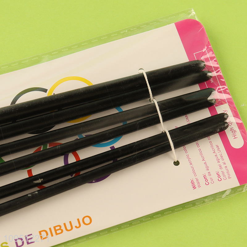 Yiwu market  nylon bristle oil painting brush set