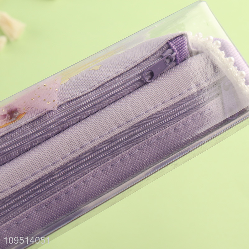 Hot products stationery pencil bag with zipper