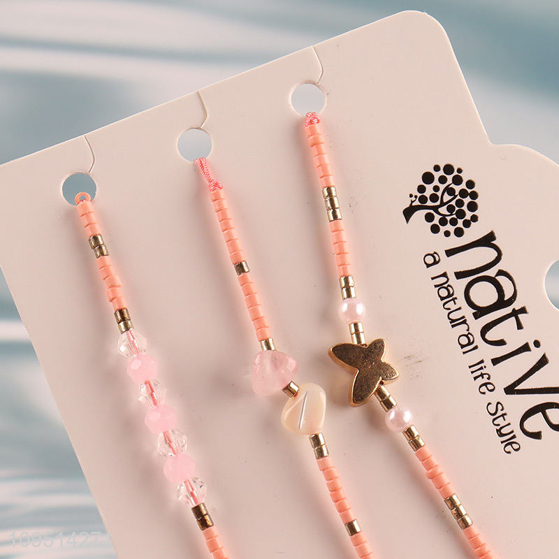 Top sale ladies 3pcs fashion jewelry bracelet