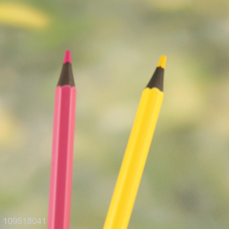 Low price school students color pencil set