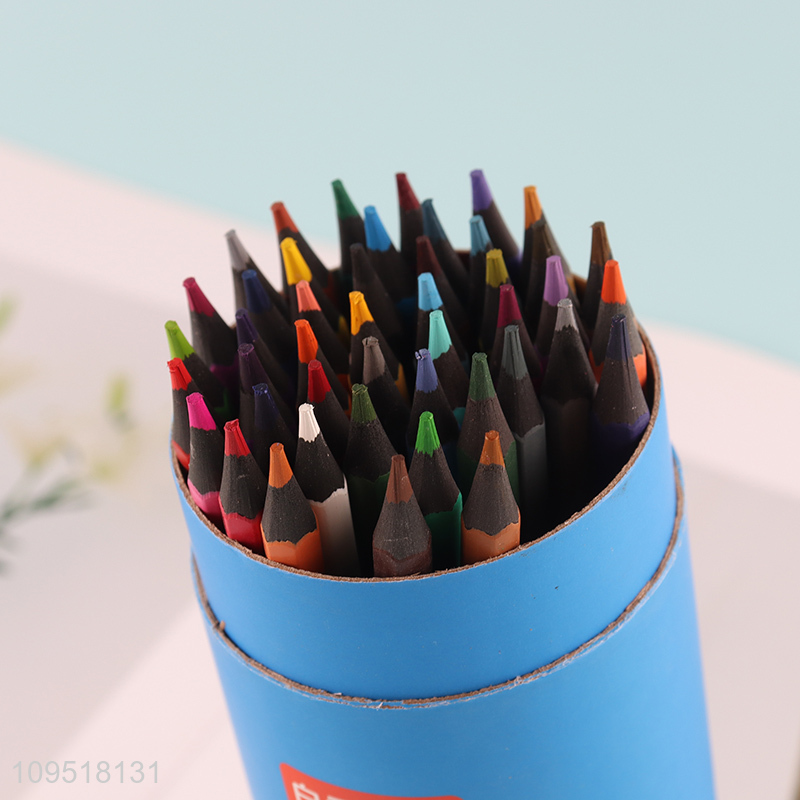 Top sale black barrel erasable color pencil set