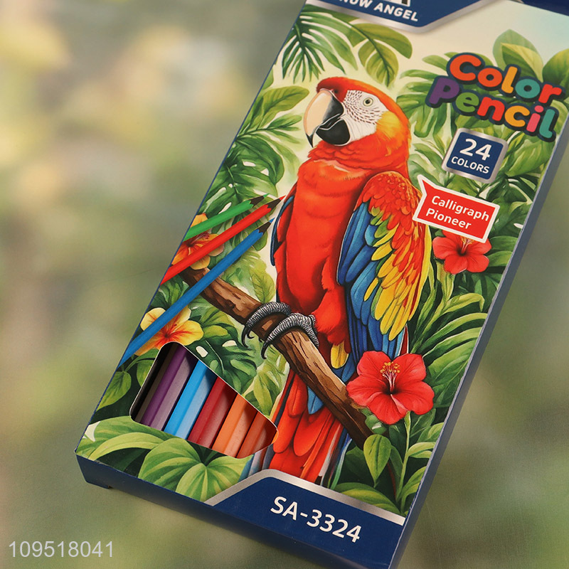 Low price school students color pencil set